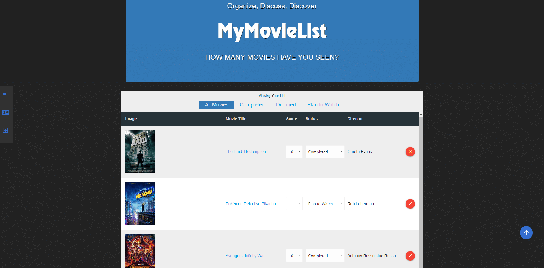 MyMovieList 3